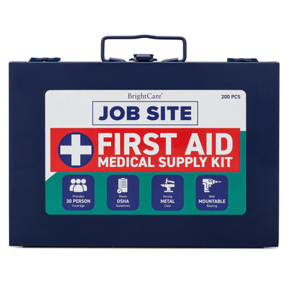First Aid Kit for Job Site with white background